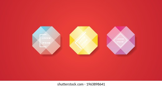 beatiful banner editable vector with different types