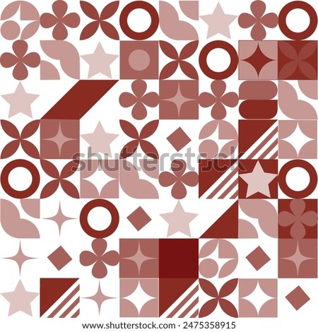 Beatiful bauhaus patten Colorful textile pattern.
