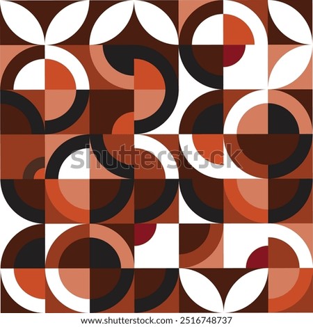Beatiful bauhaus patten Colorful textile pattern.
