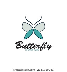 beatiful butterfly icon vector illustration template design