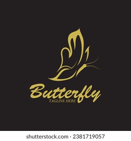beatiful butterfly icon vector illustration template design