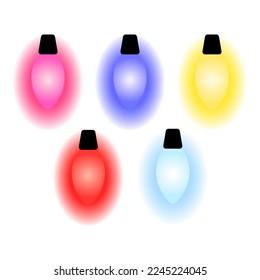 Beatiful Colorful Lights. Vector illustration