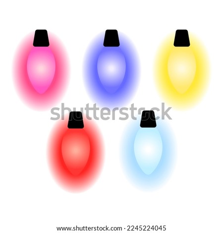 Beatiful Colorful Lights. Vector illustration