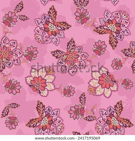 Beatiful colorful seamless ethnic pattern