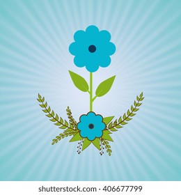 beatiful flower design 