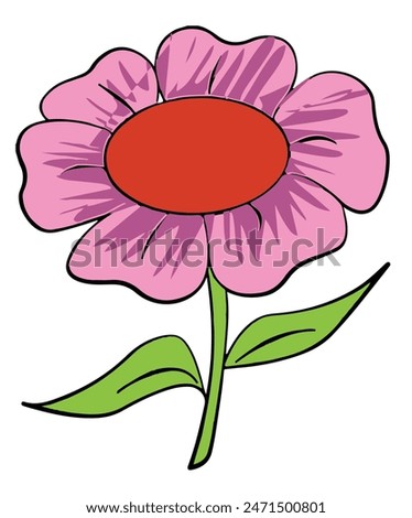 A beatiful flower with leaves