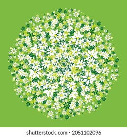 beatiful flower pattern, abstract background.