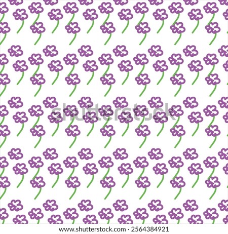 beatiful flower pattern with various colors