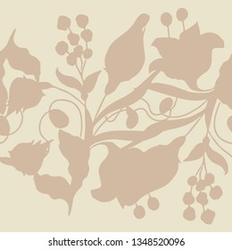 Beatiful flower. Vector seamless pattern.Seamless pattern can be used for wallpaper, pattern fills, web page background,surface textures.
