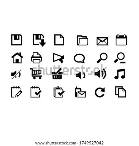 Beatiful web design icons and logos