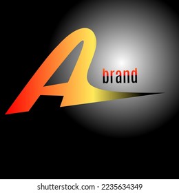 Alfabeto con logotipo simple beatifull y fondo 