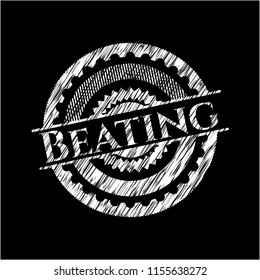 Beating chalk emblem