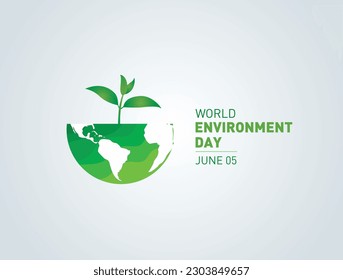 #BeatPlasticPollution, World Environment day concept 2023 vector background. 