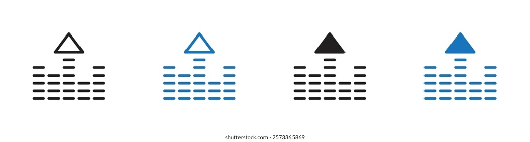 Beats up icon Flat line symbol