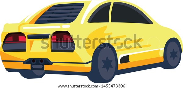 beatufull car isolated\
vector illustration