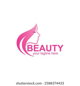 beaty logo icon for fashion or saloo with creative illustration