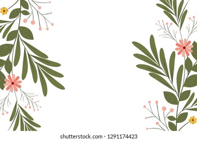 beauful Blumen mit Blättern einzeln auf Ikone
