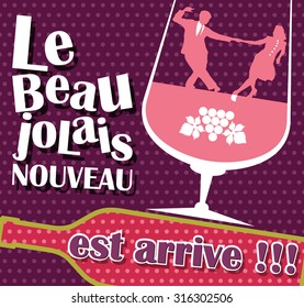 Beaujolais Nouveau Vector