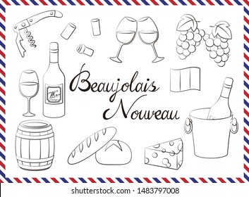 Beaujolais Nouveau wine and related items