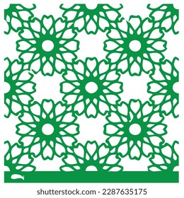 a beautfull pattern with illustration sation eliminate modern graphic