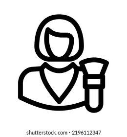 beautician icon or logo isolated sign symbol vector illustration - high quality black style vector icons
