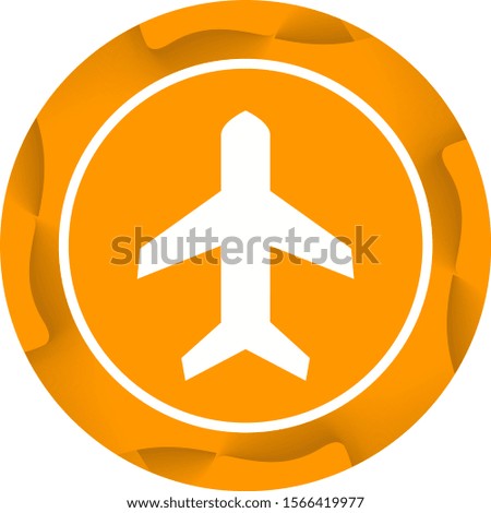 Beautifu Airplane mode Glyph Vector Icon