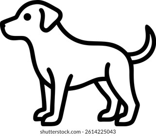 Beautifu Dog Line art And Imag