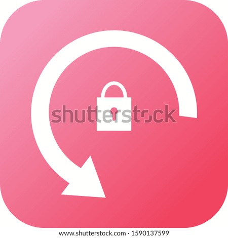 Beautifu Rotation locked Vector Icon
