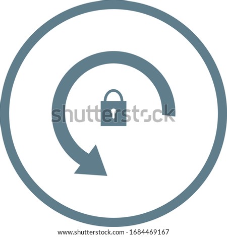 Beautifu Rotation locked Vector Icon