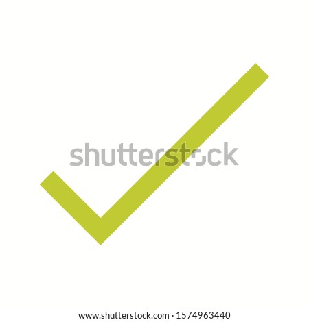 Beautifu Tick Glyph Vector Icon