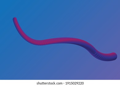 beautiful 3d blend red and blue background abstract vector design