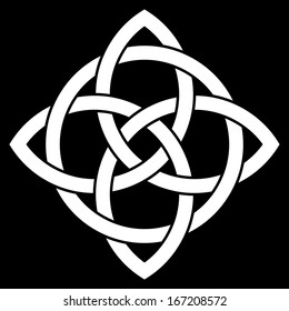 Beautiful 4 point Celtic knot collection for your logo, design or project (vector illustration)