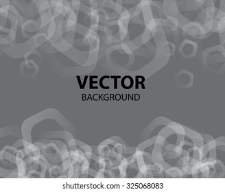 Beautiful abstract background for banners, with  gray colors. Consisting of glowing lines.