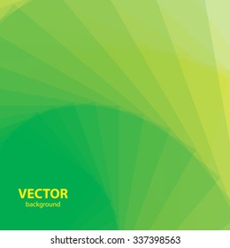 Beautiful abstract background for banners, with green and yellow colors. Consisting of glowing lines.