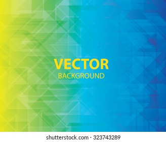 Beautiful abstract background for banners, with  yellow, green and blue colors. Consisting of glowing lines.