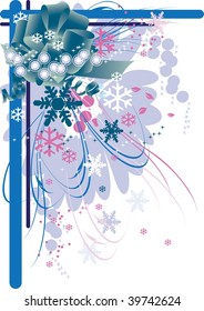 beautiful abstract background, border, branches