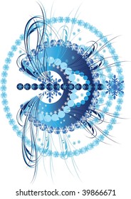 beautiful abstract background, border, branches