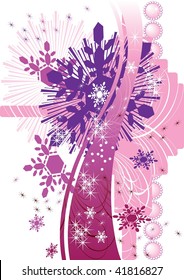 beautiful abstract background, border, branches