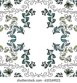 Beautiful abstract background of branches. Vector illustration.