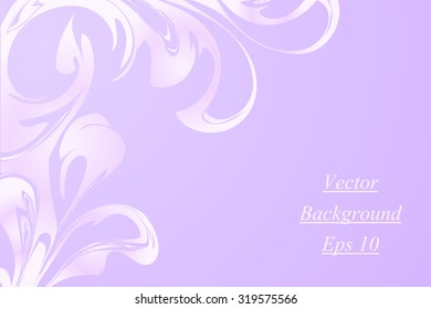 Beautiful abstract background. Can be used  for greeting card, wedding invitation, brochure, cover, poster, web design  etc. Vector illustration