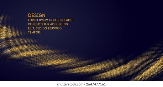 Beautiful abstract background with colorful particles background. An effective template for placing text and information. Graphic elements for design. Background for creative work.