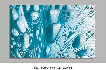 Beautiful abstract background. Creative fractal design. Marble texture. Vector illustration.