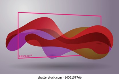 Beautiful abstract background with dynamic shapes composition. eps10 background vector.