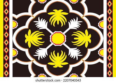 Beautiful abstract background ethnic pattern seamless design for curtain, carpet, wallpaper, clothing, fabric, textile.
