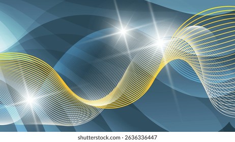 Beautiful abstract background. An excellent illustration for advertising, posters, postcards, business cards, corporate attributes and your other projects. Vector.