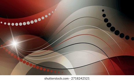 Hermoso fondo abstracto. Una excelente ilustración para publicidad, carteles, postales, tarjetas de visita, atributos corporativos y sus otros proyectos. Vector.
