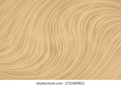 A beautiful abstract background features flowing wavy lines in warm neutral tones creating a serene visual effect EPS Vector