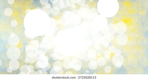 Un hermoso fondo abstracto con luces bokeh enfocadas suavemente en varios tamaños y colores vibrantes, creando una atmósfera de ensueño y etérea.