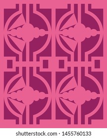 Beautiful abstract background. The geometric pattern and trendy ornament. vector for fabric, wallpaper, packaging, wrapping, decorative print, and wall.