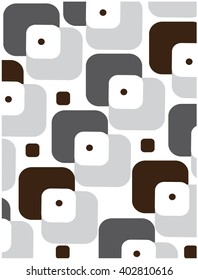 beautiful abstract background with geometric shapes of brown and gray color on white background, vector abstract background


